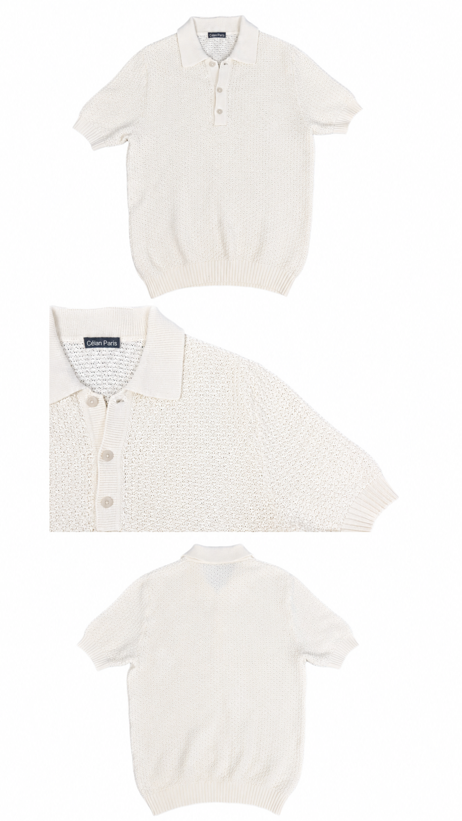 Célan Paris Poloshirt Classic "Beige"