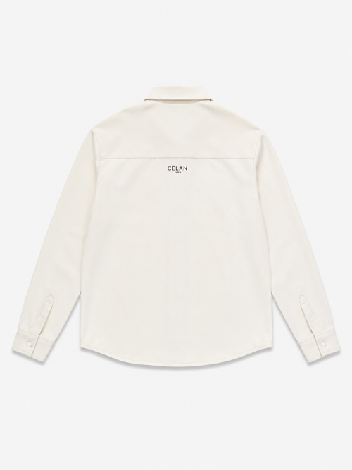 Célan Paris Over Jacket "Blanco" in White